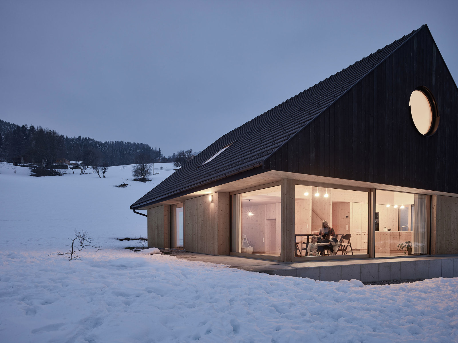 Деревянный дом в Австрии