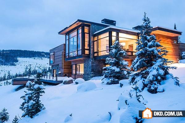 Захватывающий дух горный современный дом в Монтане