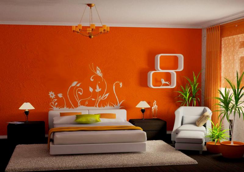 Дизайн стен в спальне: от отделки до декора