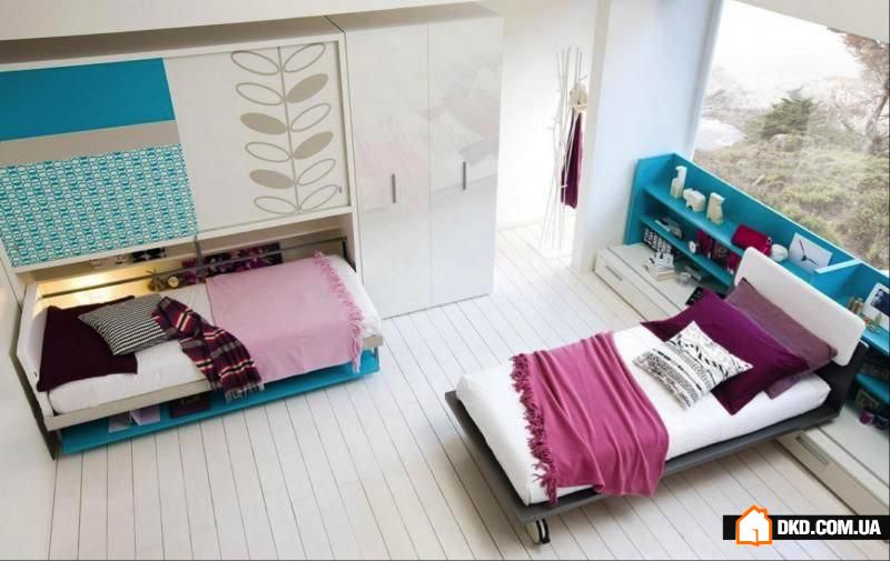 30 Дитячих кімнат з дивовижною перетворюється меблями