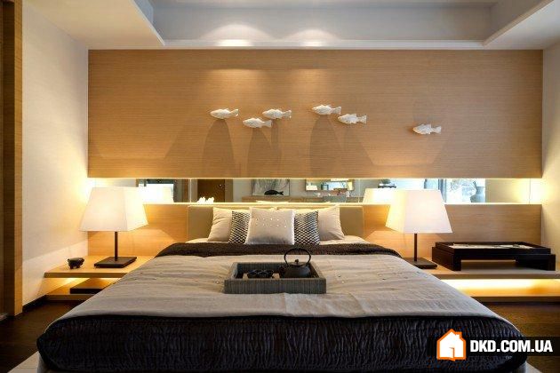 15 Холеных азиатских дизайнов спальни в стиле Дзен