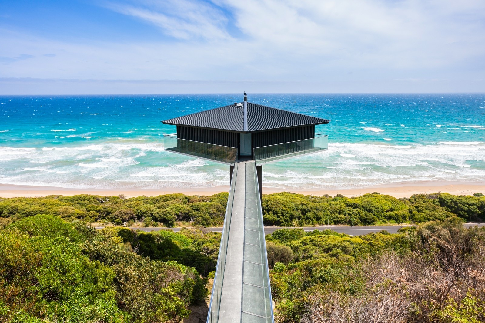 Дом над океаном в Австралии