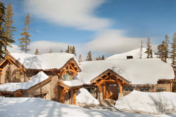 Дом в горах для наслаждения зимним отдыхом
