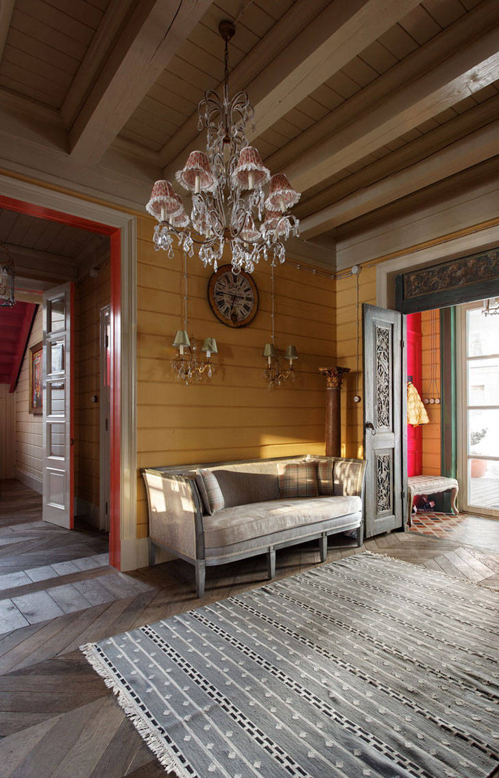 Дом в Подмосковье с прекрасными французскими интерьерами