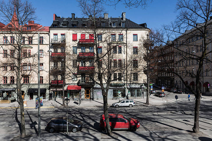 Квартира почитателей искусства в Стокгольме (94 кв. м)