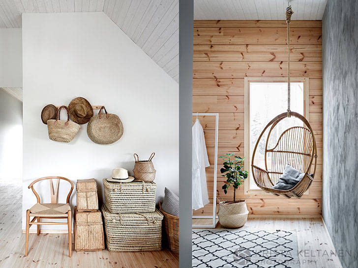 Чисто скандинавский деревянный дом в Финляндии