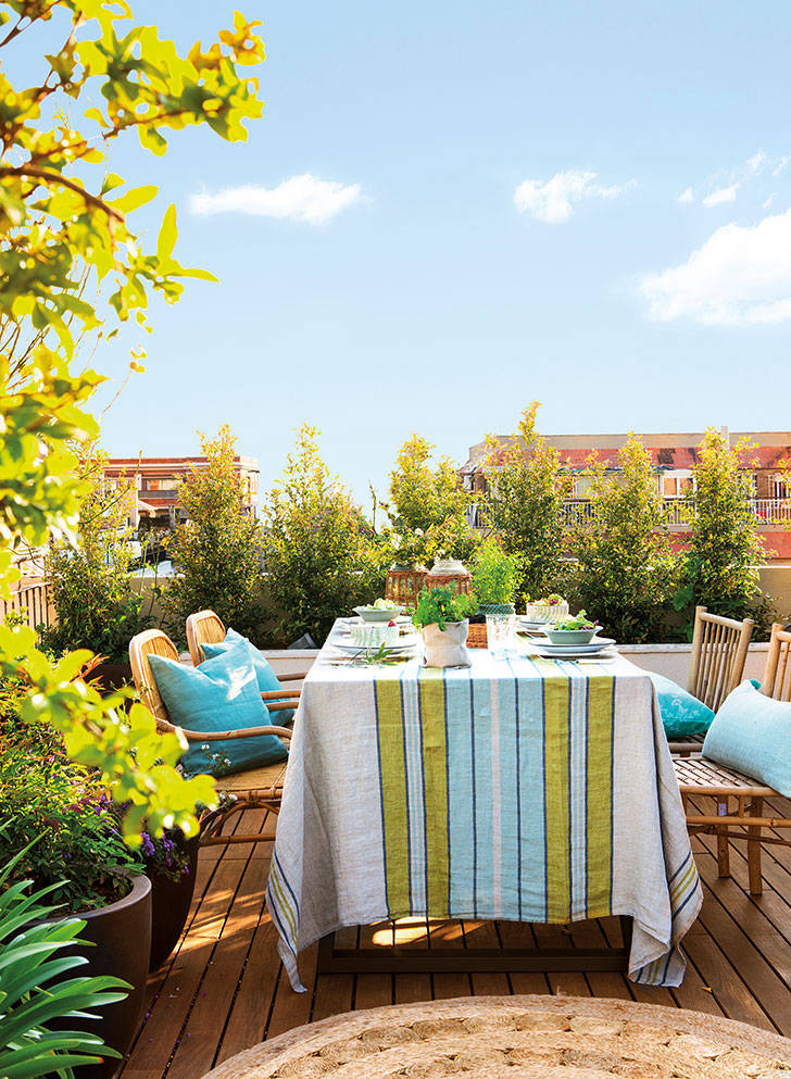 Собственный сад на крыше: великолепная квартира с террасой в Барселоне