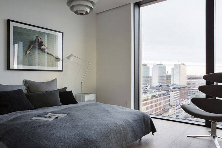 Апартаменты с панорамными окнами в Стокгольме