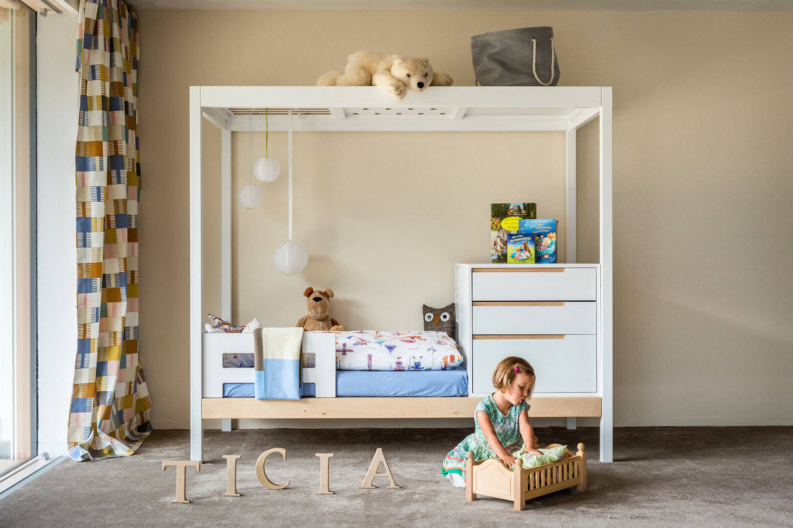 Ticia — кровать, которая растёт с ребёнком