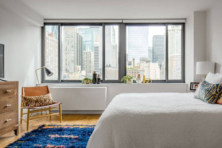 Смелая и стильная квартира в Нью-Йорке
