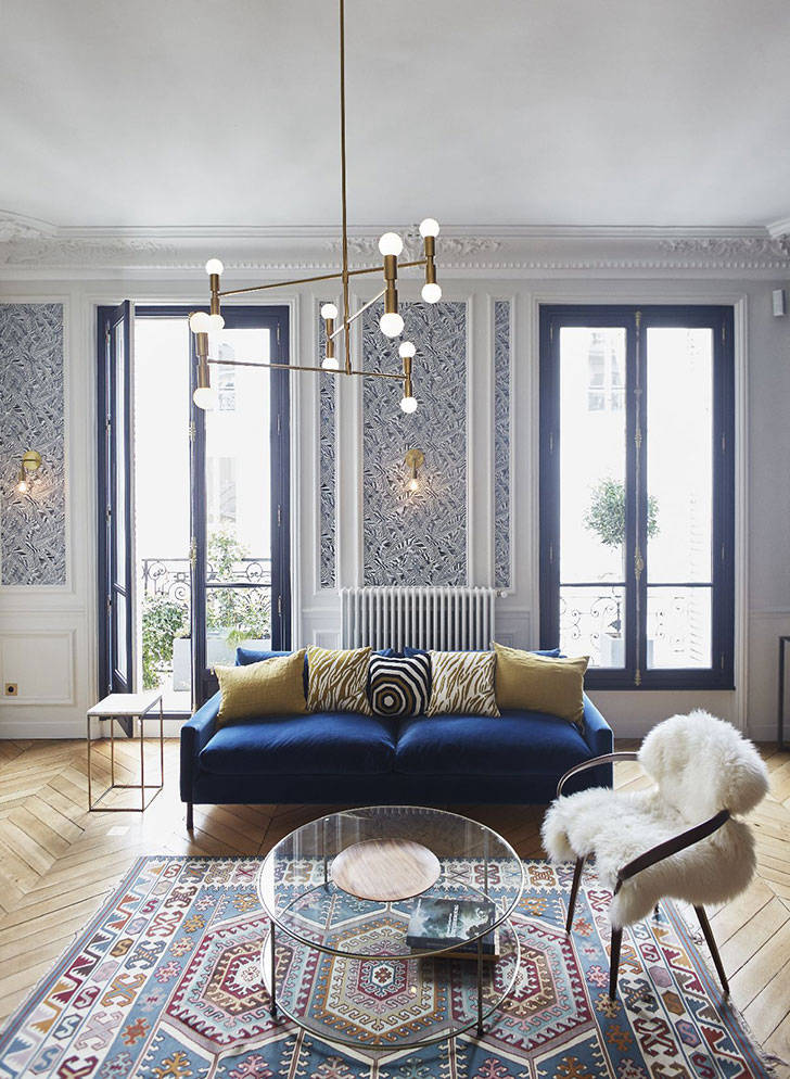 Стильные апартаменты в Париже от GCG Architectes