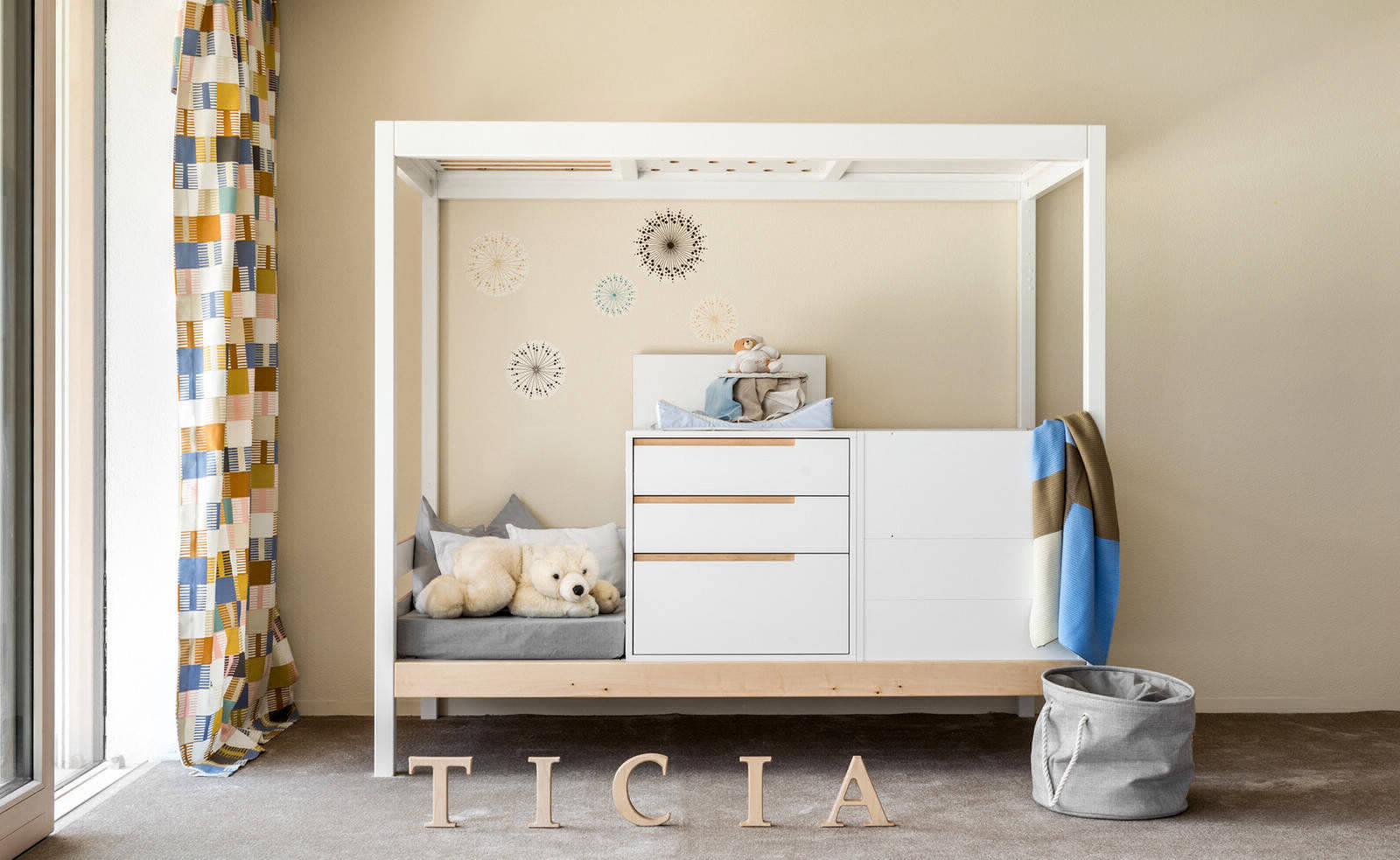 Ticia — кровать, которая растёт с ребёнком