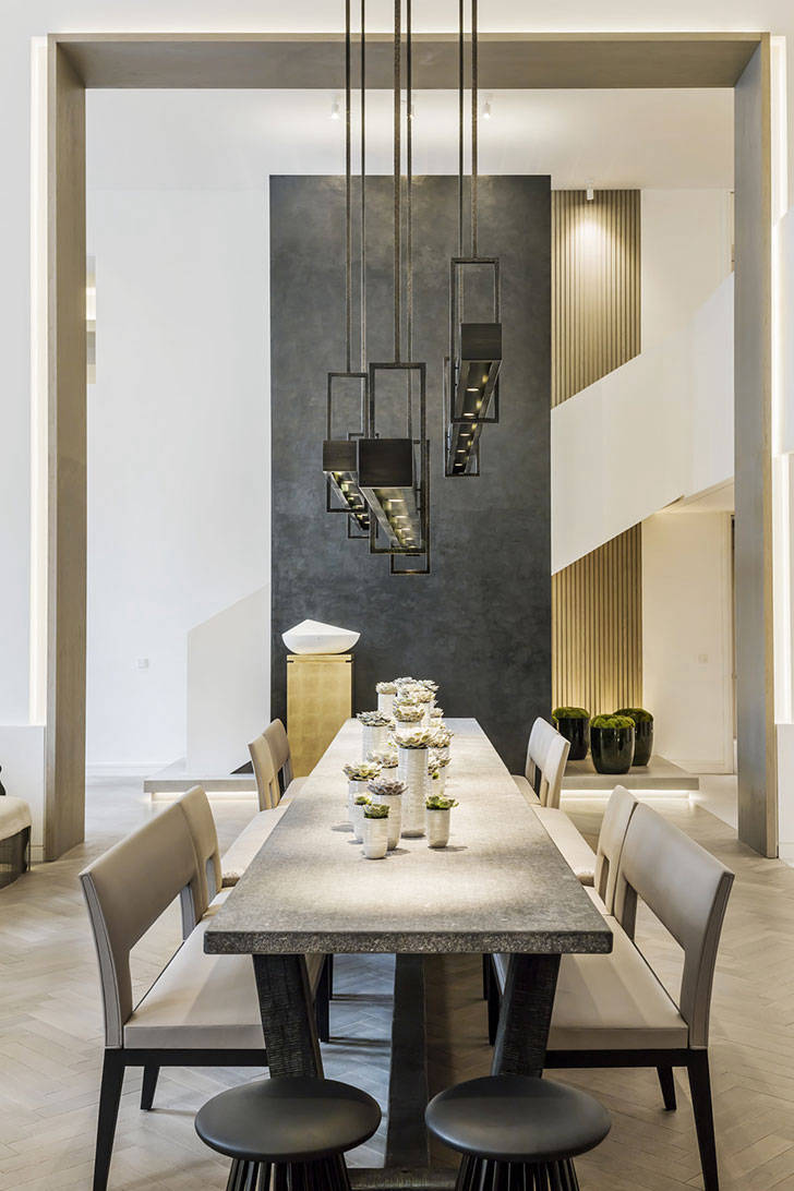 Большой дом известного дизайнера Kelly Hoppen в Лондоне
