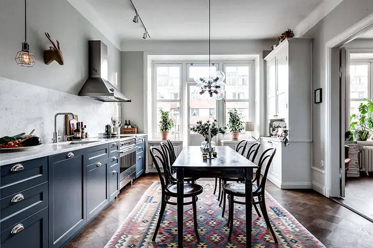 Grande appartement de trois pièces dans le style scandinave (93 m²) - Gallery image 9