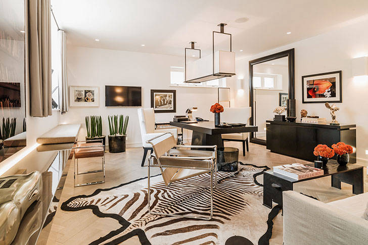 Большой дом известного дизайнера Kelly Hoppen в Лондоне