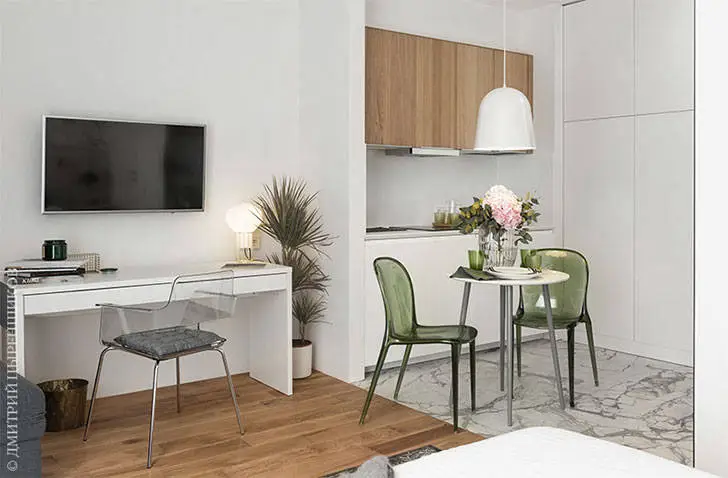 Малометражка в білому: квартира-студія в Санкт-Петербурзі (28 кв. м) - Gallery image 3