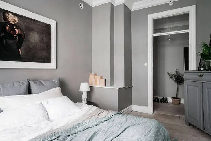 Симфонія сірого: монochrome квартира в Швеції - Gallery image 7