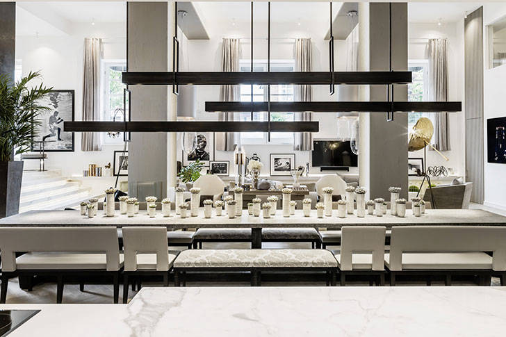 Большой дом известного дизайнера Kelly Hoppen в Лондоне