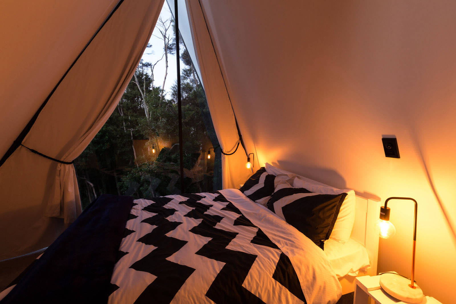 Дом-палатка в Новой Зеландии