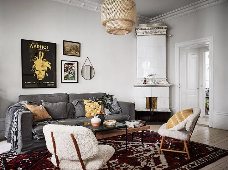 Простий і затишний інтер’єр квартири в Стокгольмі (91 кв. м) - Gallery image 7