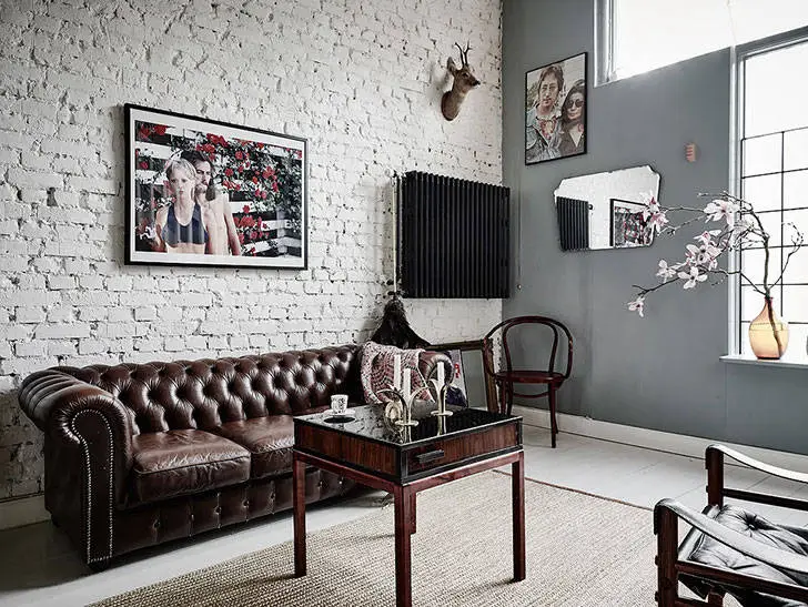 Незвичайне вінтажне квартира в Швеції (76 м²) - Gallery image 1