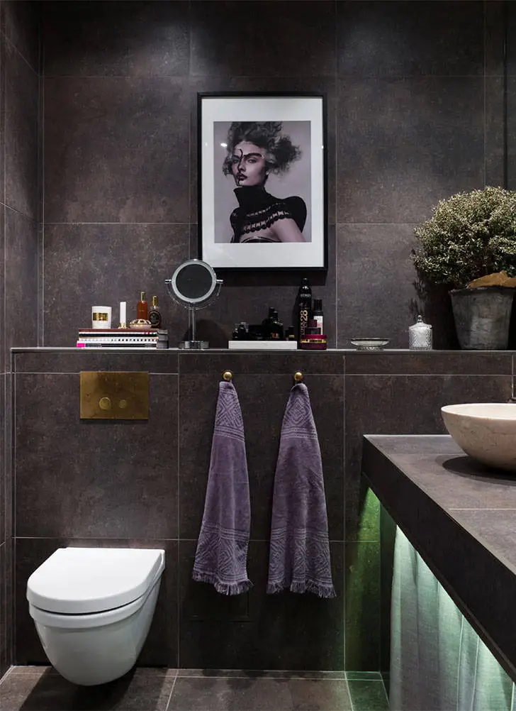 Elegante moderne Wohnung mit schwarzem Schrank in Stockholm (115 m²) - Gallery image 12