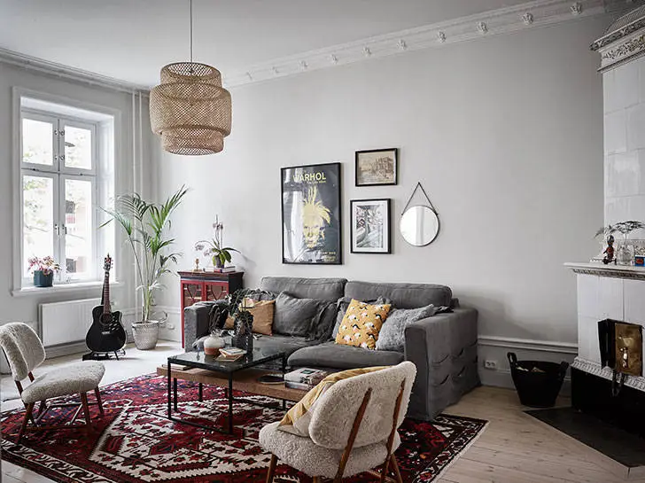 Простий і затишний інтер’єр квартири в Стокгольмі (91 кв. м) - Gallery image 8