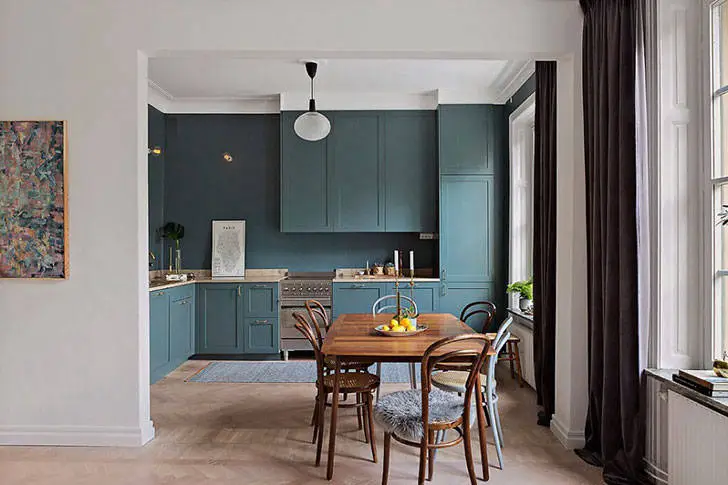 Квартира з зеленою кухнею та відкритою гостинною (80 кв. м) - Gallery image 11