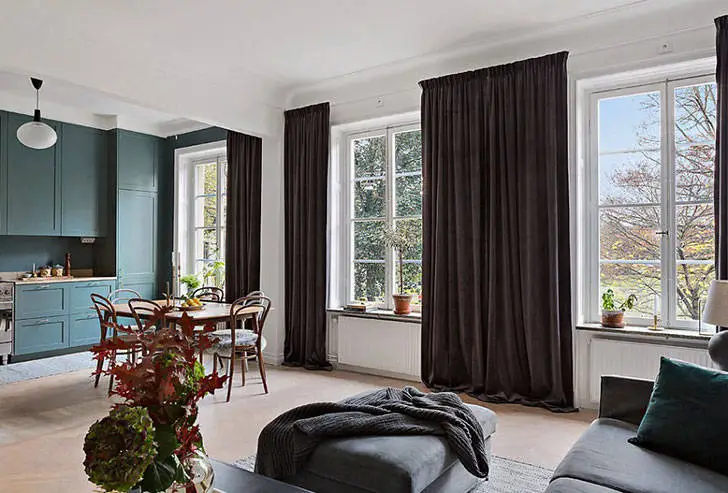 Квартира з зеленою кухнею та відкритою гостинною (80 кв. м) - Gallery image 2