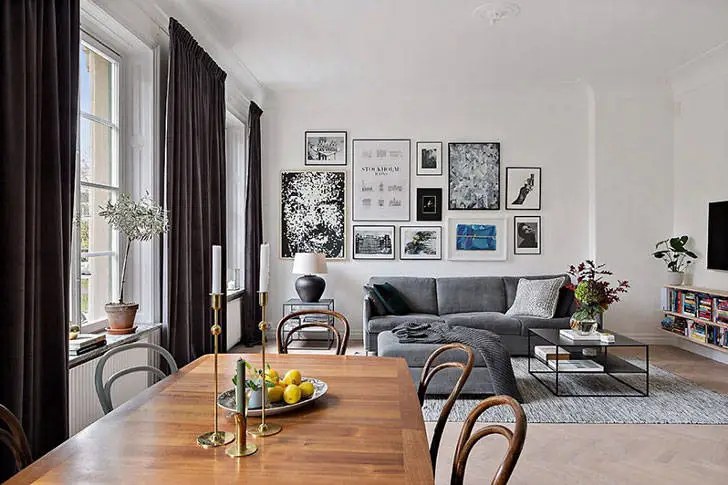 Квартира з зеленою кухнею та відкритою гостинною (80 кв. м) - Gallery image 5