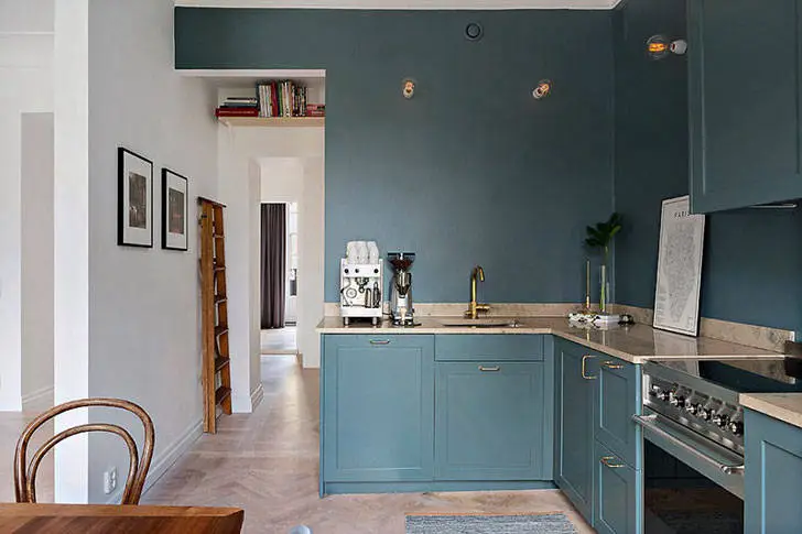 Квартира з зеленою кухнею та відкритою гостинною (80 кв. м) - Gallery image 13