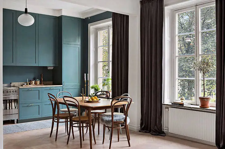 Квартира з зеленою кухнею та відкритою гостинною (80 кв. м) - Gallery image 1