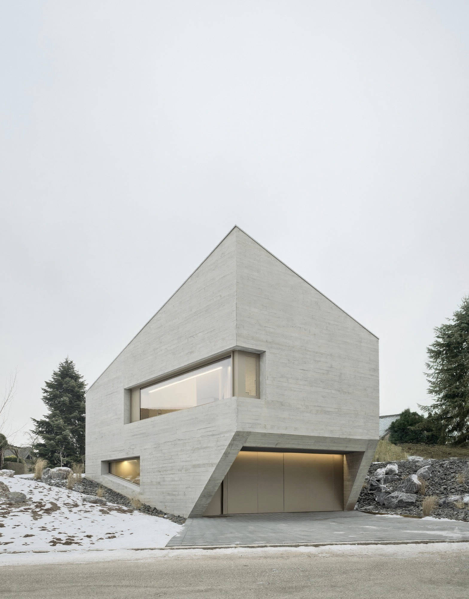 Увлекательная геометрия частного дома в Германии