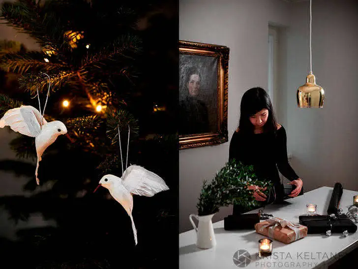 Річний декор у темних відтонах у будинку у Фінляндії - Gallery image 3