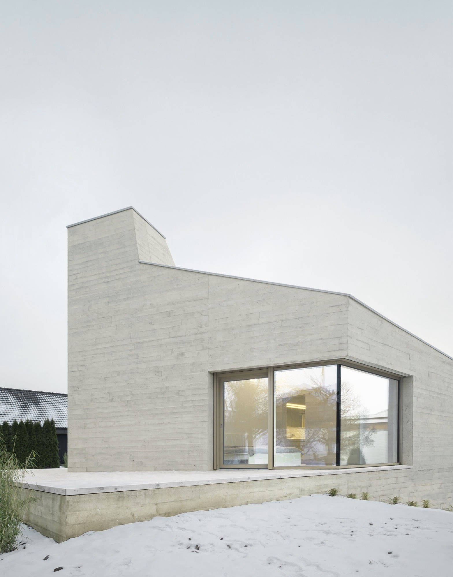 Увлекательная геометрия частного дома в Германии
