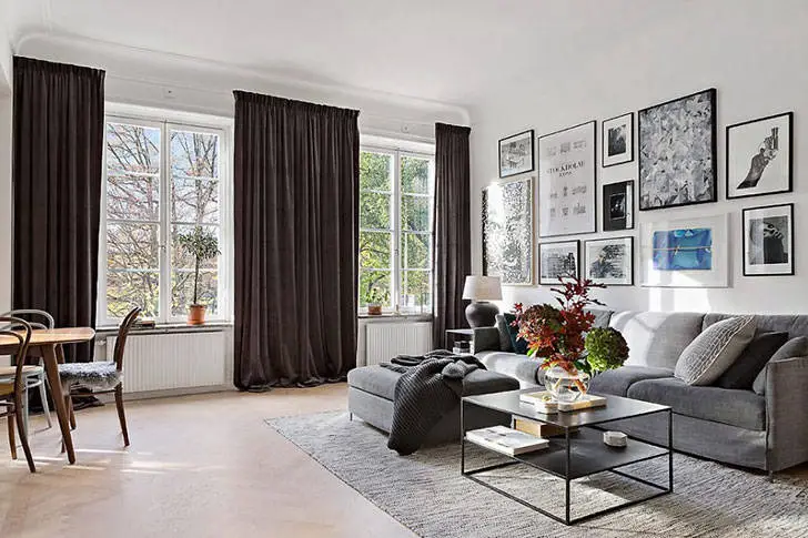 Квартира з зеленою кухнею та відкритою гостинною (80 кв. м) - Gallery image 7