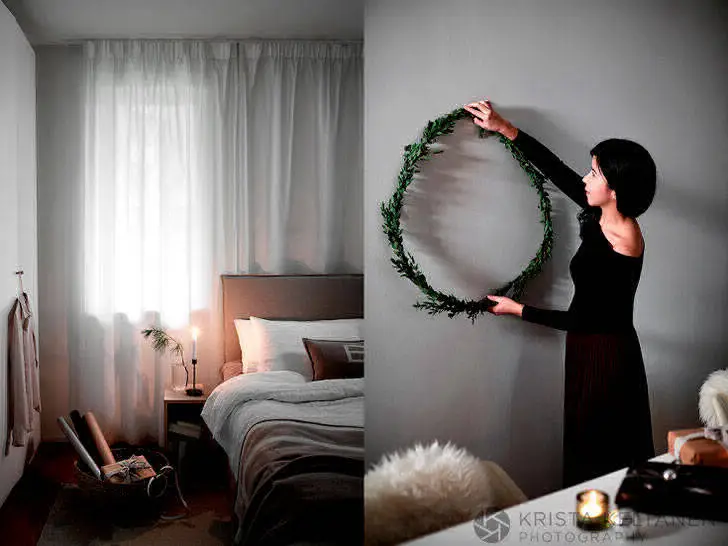 Річний декор у темних відтонах у будинку у Фінляндії - Gallery image 6