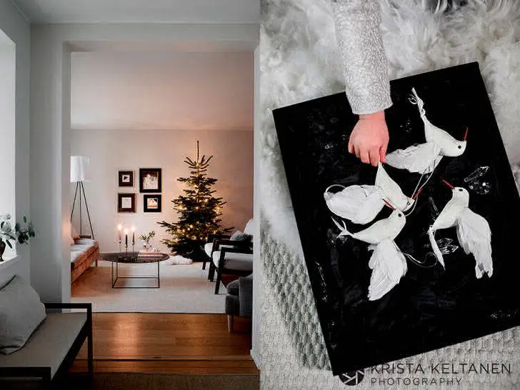 Річний декор у темних відтонах у будинку у Фінляндії - Gallery image 2