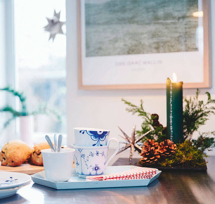 Натуральность и минимум ярких цветов: Рождество в одном датском доме