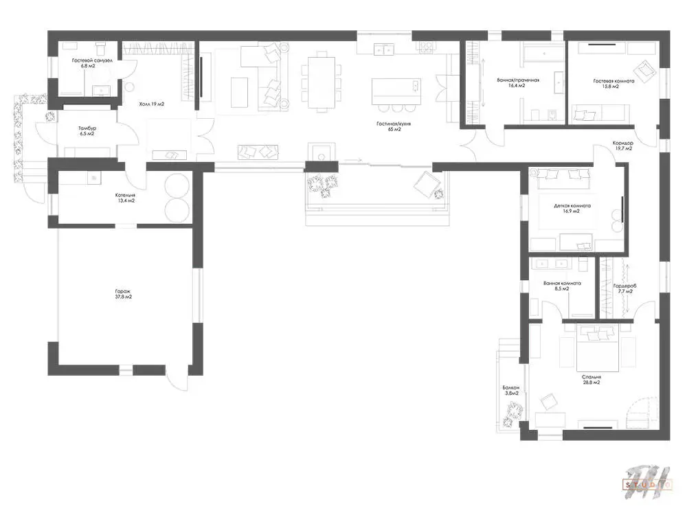 Наш перший проект: Дім у стилі американського ранчо в Києві - Gallery image 34