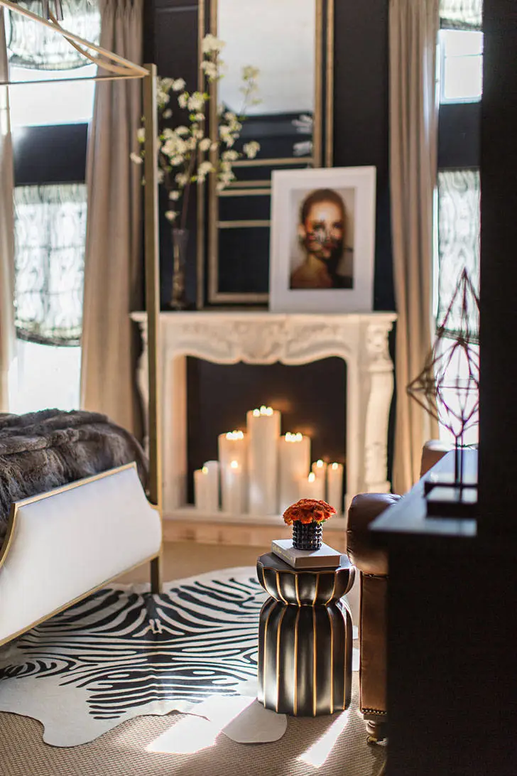 Гламурна спальня в темних тонах - Gallery image 0