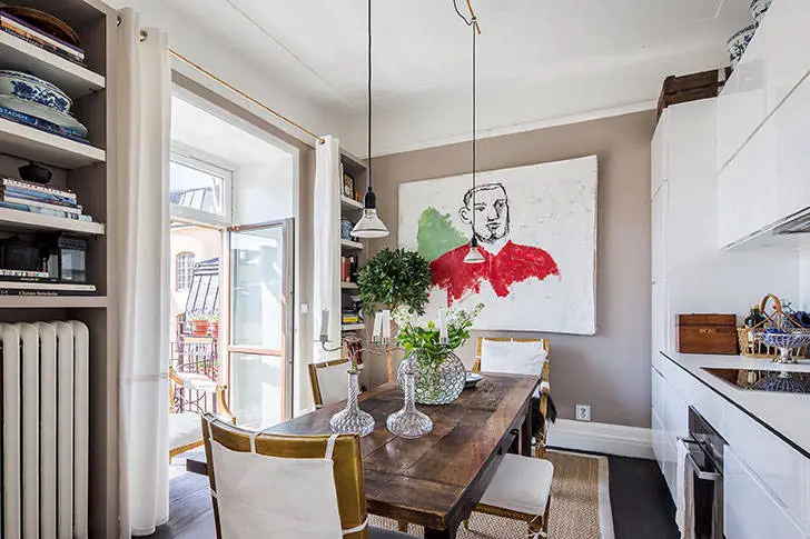 Небольшая квартира коллекционера винтажных вещей в Стокгольме (50 кв. м) - Gallery image 9