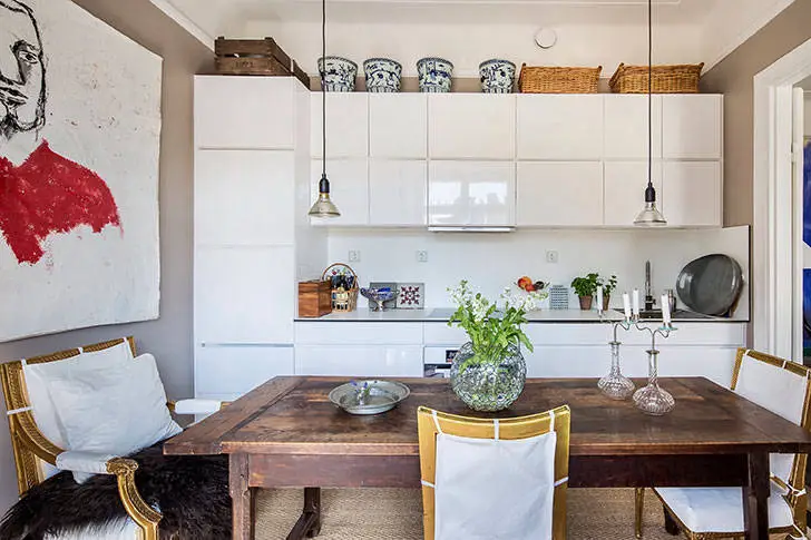 Небольшая квартира коллекционера винтажных вещей в Стокгольме (50 кв. м) - Gallery image 8