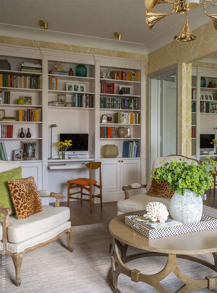 Весняні мотиви в сталінці: квартира дизайнера в Москві (74 кв. м) - Gallery image 2