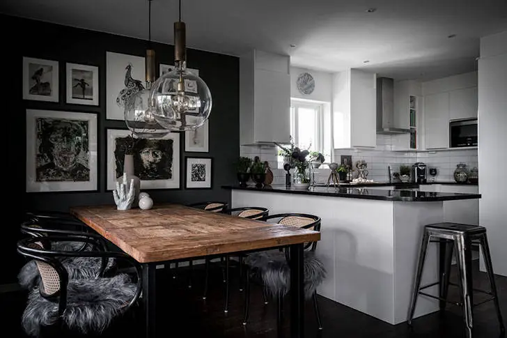 Diseño nórdico sueco con tonos oscuros - Gallery image 14