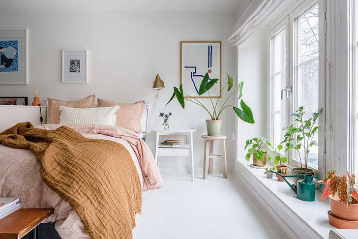 Душевный интерьер небольшой квартиры в Стокгольме (40 кв. м)