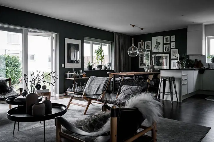 Diseño nórdico sueco con tonos oscuros - Gallery image 11