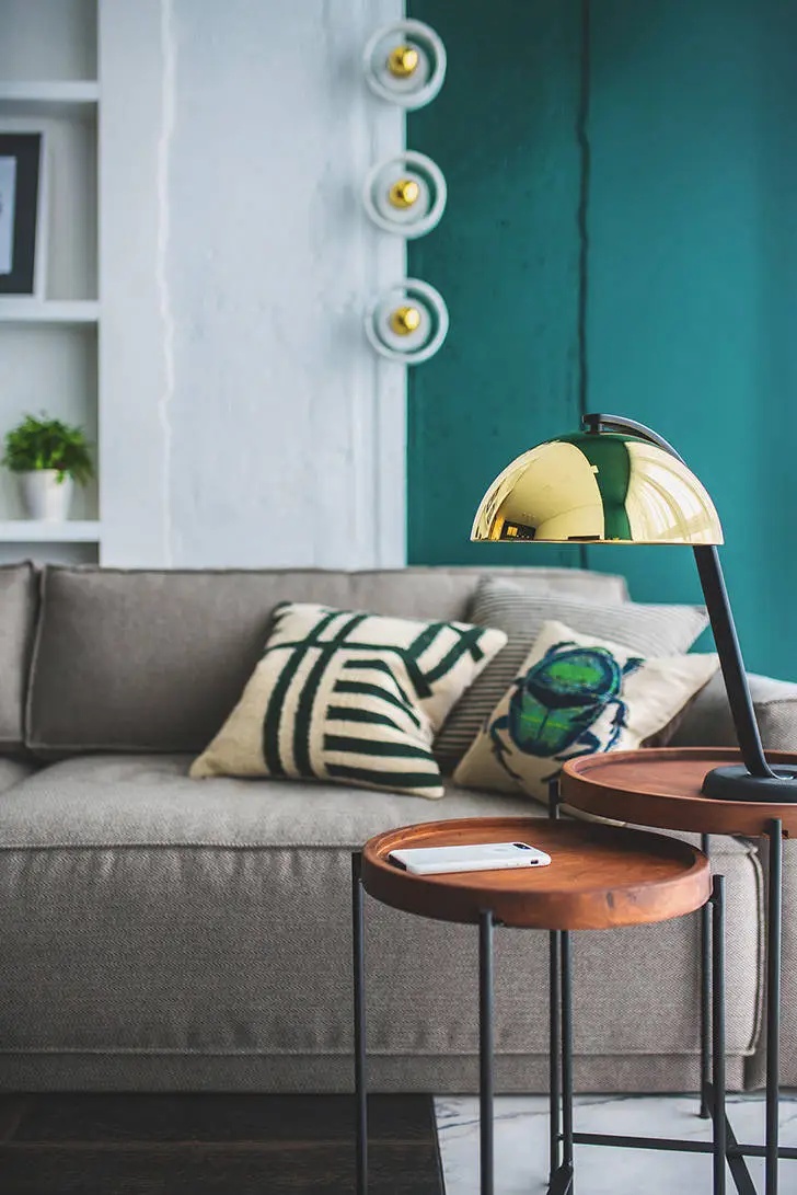 Stilvolle Wohnung mit grünen Akzenten in Kiew (67 qm) - Gallery image 0