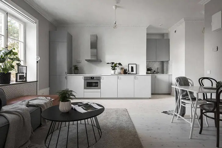 Мінімалізм у теплих тонам: невелика квартира в Стокгольмі (46 м²) - Gallery image 4