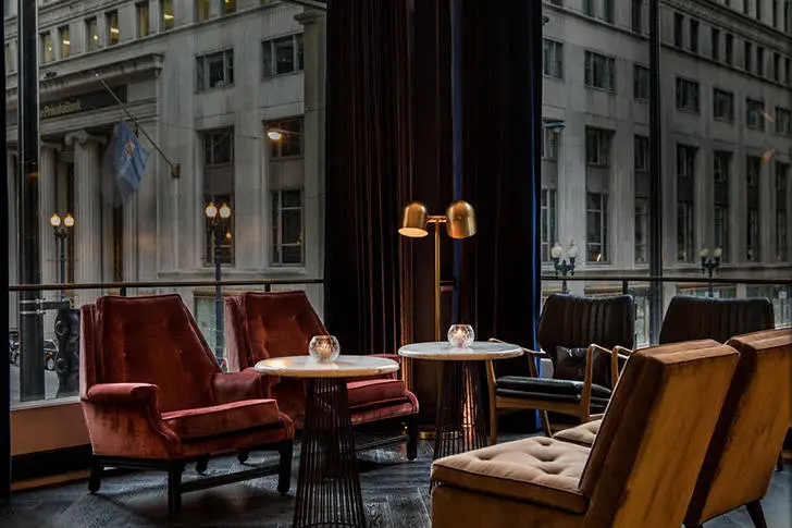 Hôtel moderne aux accents art déco à Chicago - Gallery image 5